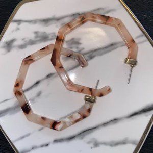 Geometric costume jewelry Hoop earrings